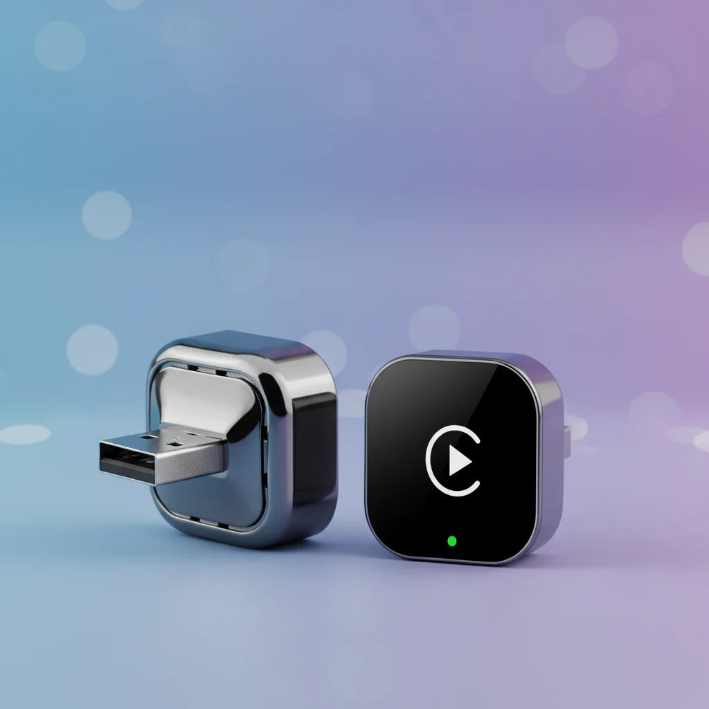 Wireless CarPlay & Android Auto USB Dongle Adapter, Plug-and-Play