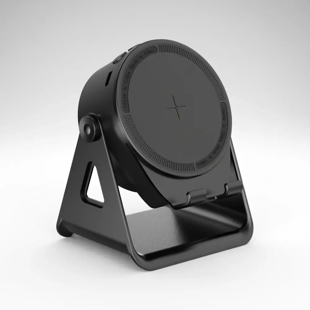 Wireless Charging Phone Stand with Built-In Bluetooth Speaker