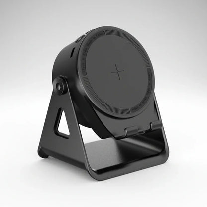 Wireless Charging Phone Stand with Built-In Bluetooth Speaker