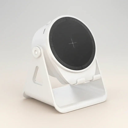 Wireless Charging Phone Stand with Built-In Bluetooth Speaker
