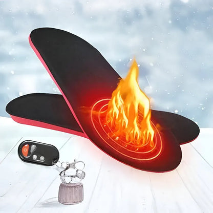 Wireless Electric Heated Insoles for Winter Footwear