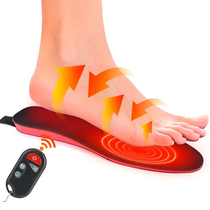 Wireless Electric Heated Insoles for Winter Footwear