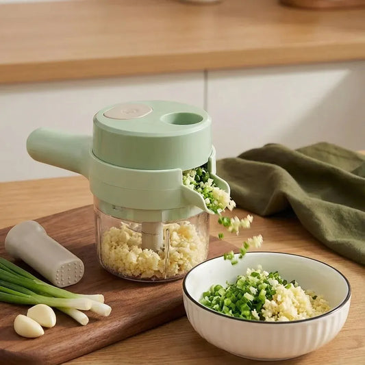 Wireless Electric Kitchen Vegetable Chopper & Food Processor