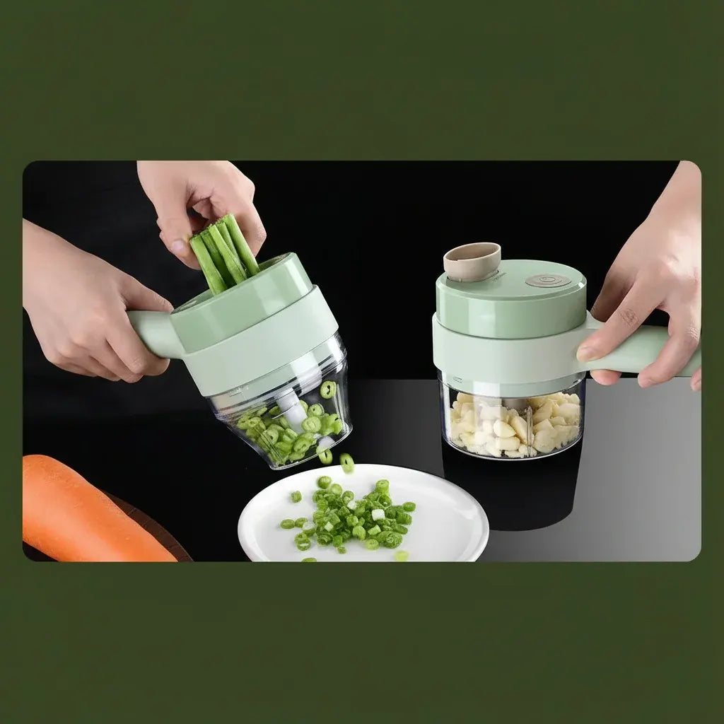 Wireless Electric Kitchen Vegetable Chopper & Food Processor