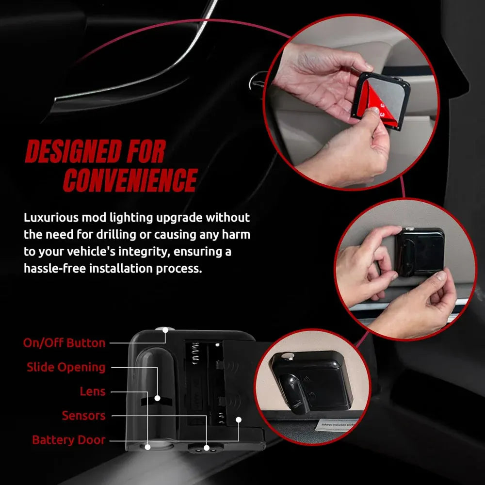 Wireless LED Car Door Entry Courtesy Projector Light