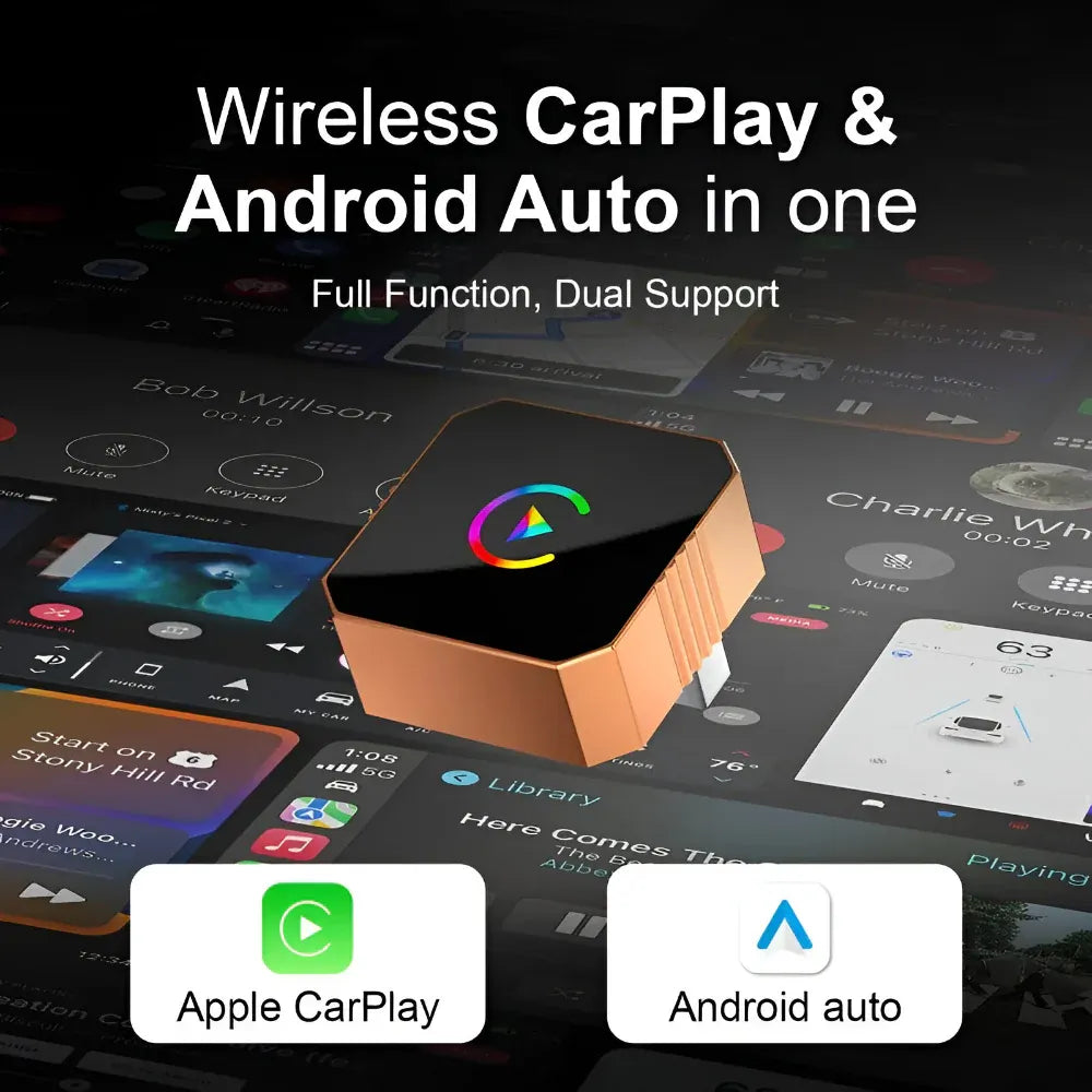 Wireless Mini USB Adapter for Auto CarPlay Connectivity