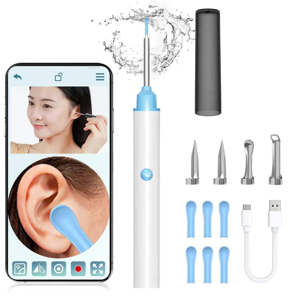 Wireless Smart Ear Cleaner with LED Endoscope Camera