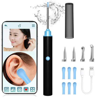 Wireless Smart Ear Cleaner with LED Endoscope Camera