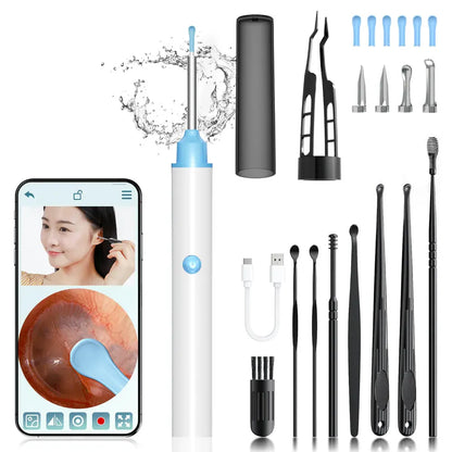 Wireless Smart Ear Cleaner with LED Endoscope Camera