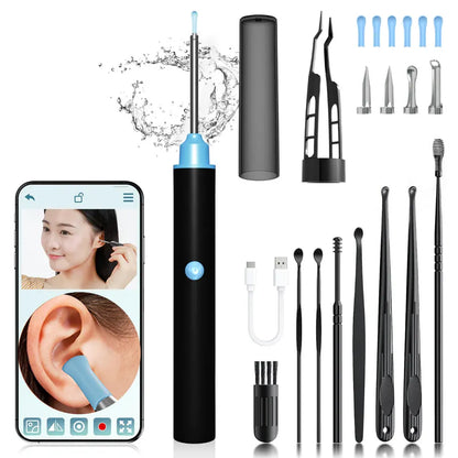 Wireless Smart Ear Cleaner with LED Endoscope Camera