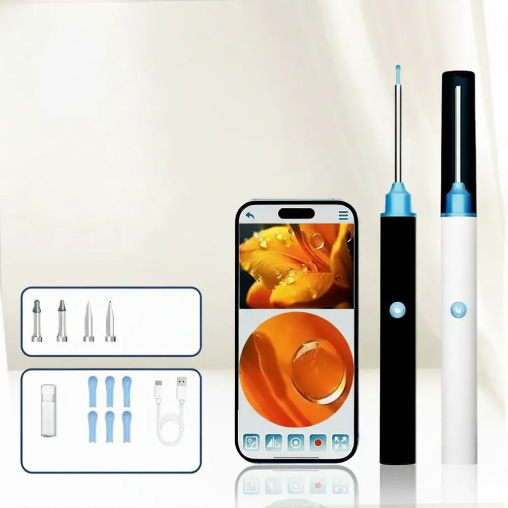 Wireless Smart Ear Cleaner with LED Endoscope Camera