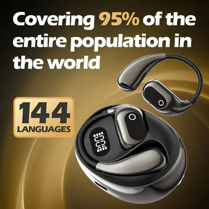 Wireless Translator Earbuds with Noise Cancelling Bluetooth Headset