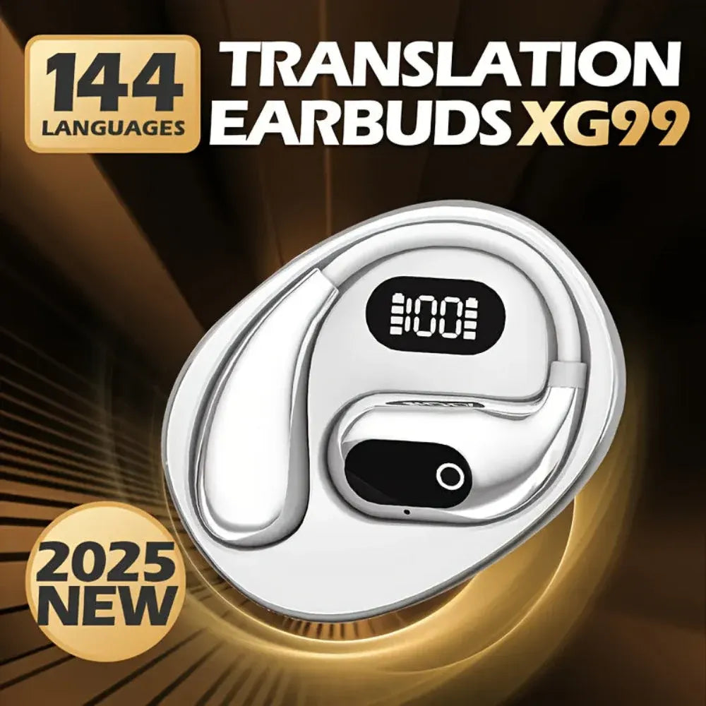 Wireless Translator Earbuds with Noise Cancelling Bluetooth Headset