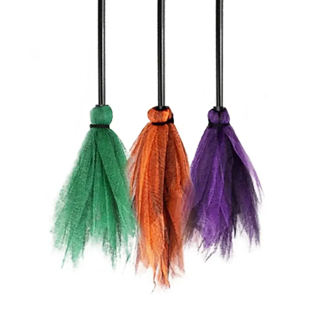 Witch Broom Parking Sign - Fun Halloween Home Decor Accent