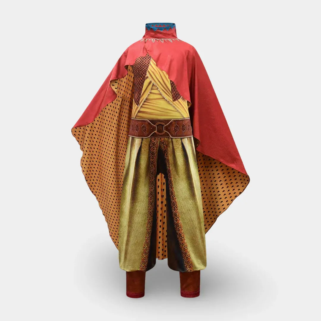 Witch Costume Set with Cape and Hat for Halloween Party