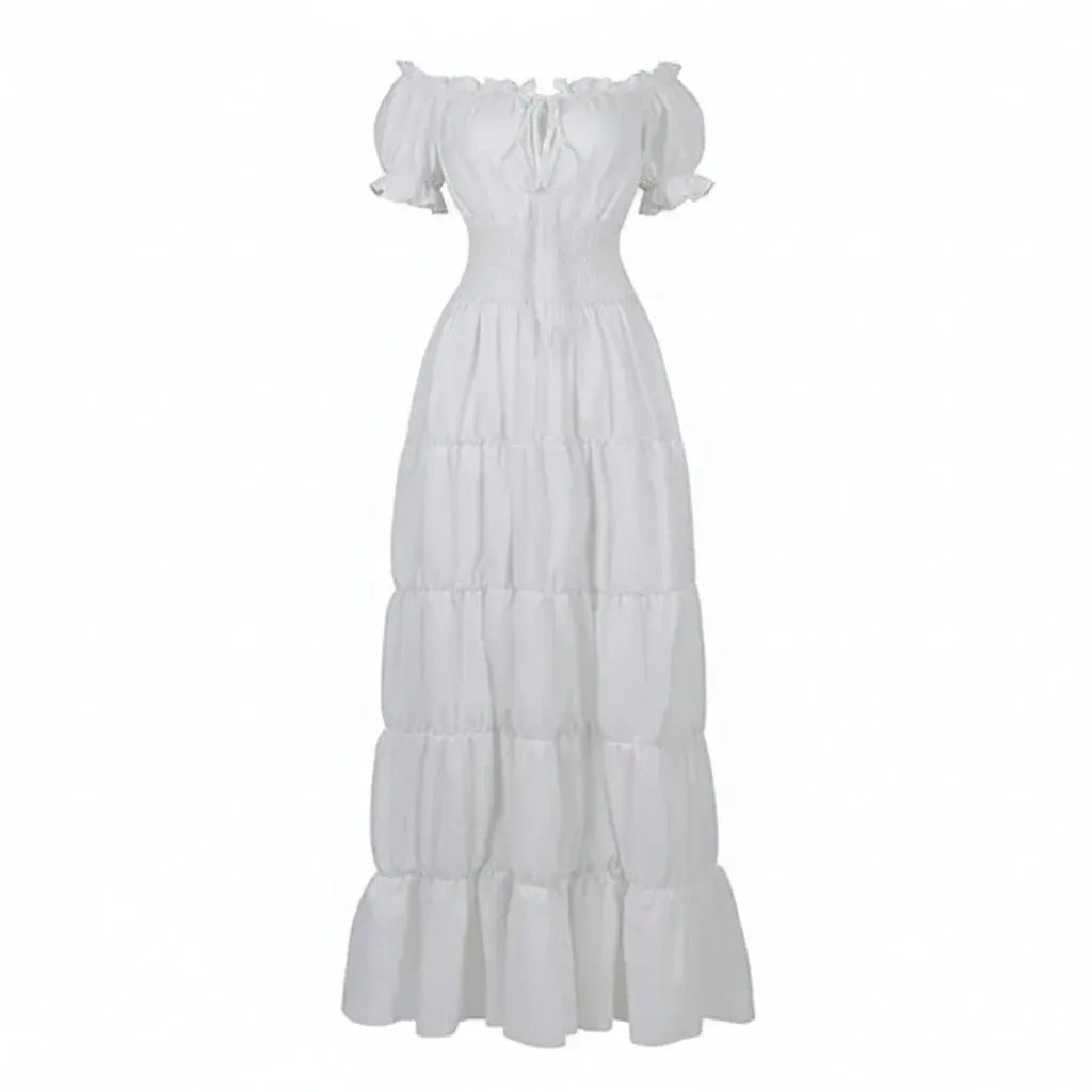 Women's Bohemian Maxi Dress Halloween Costume Outfit