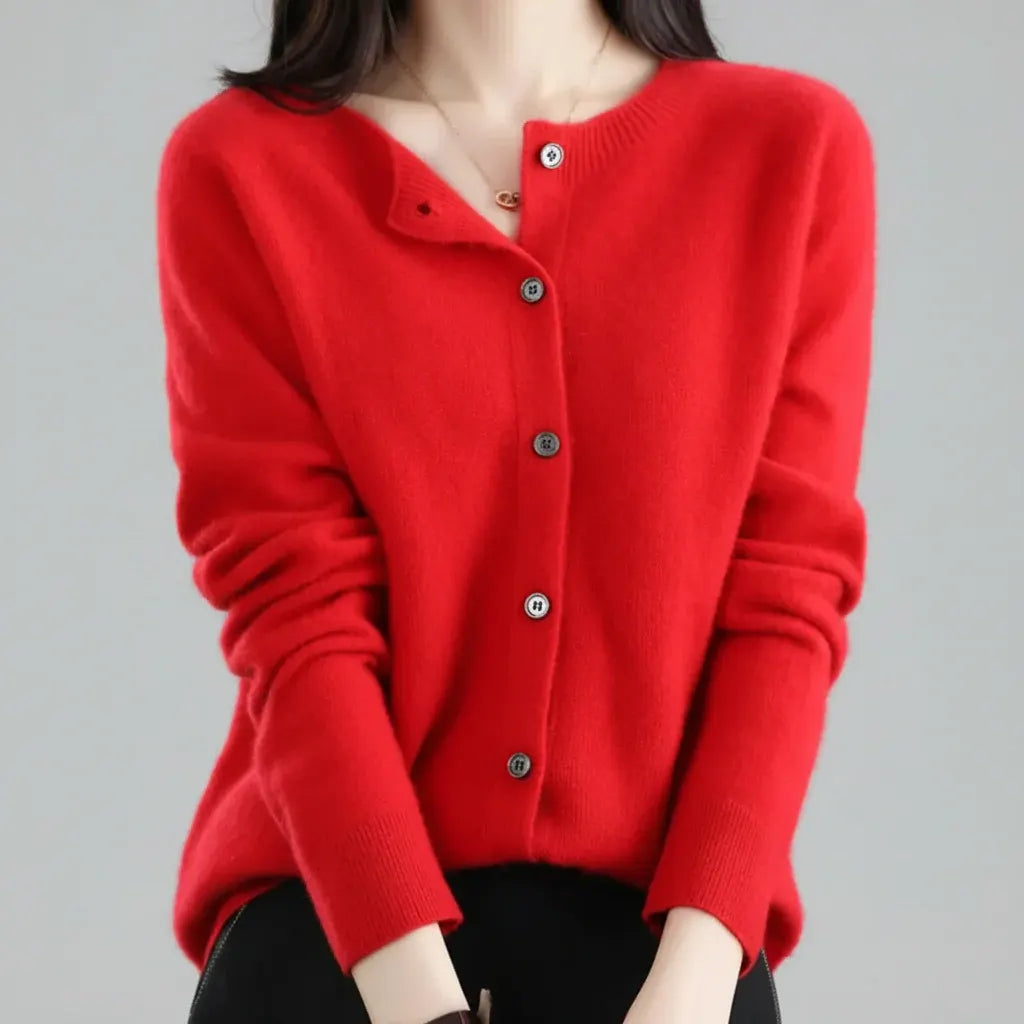 Women's Cozy Knit Cardigan Sweater