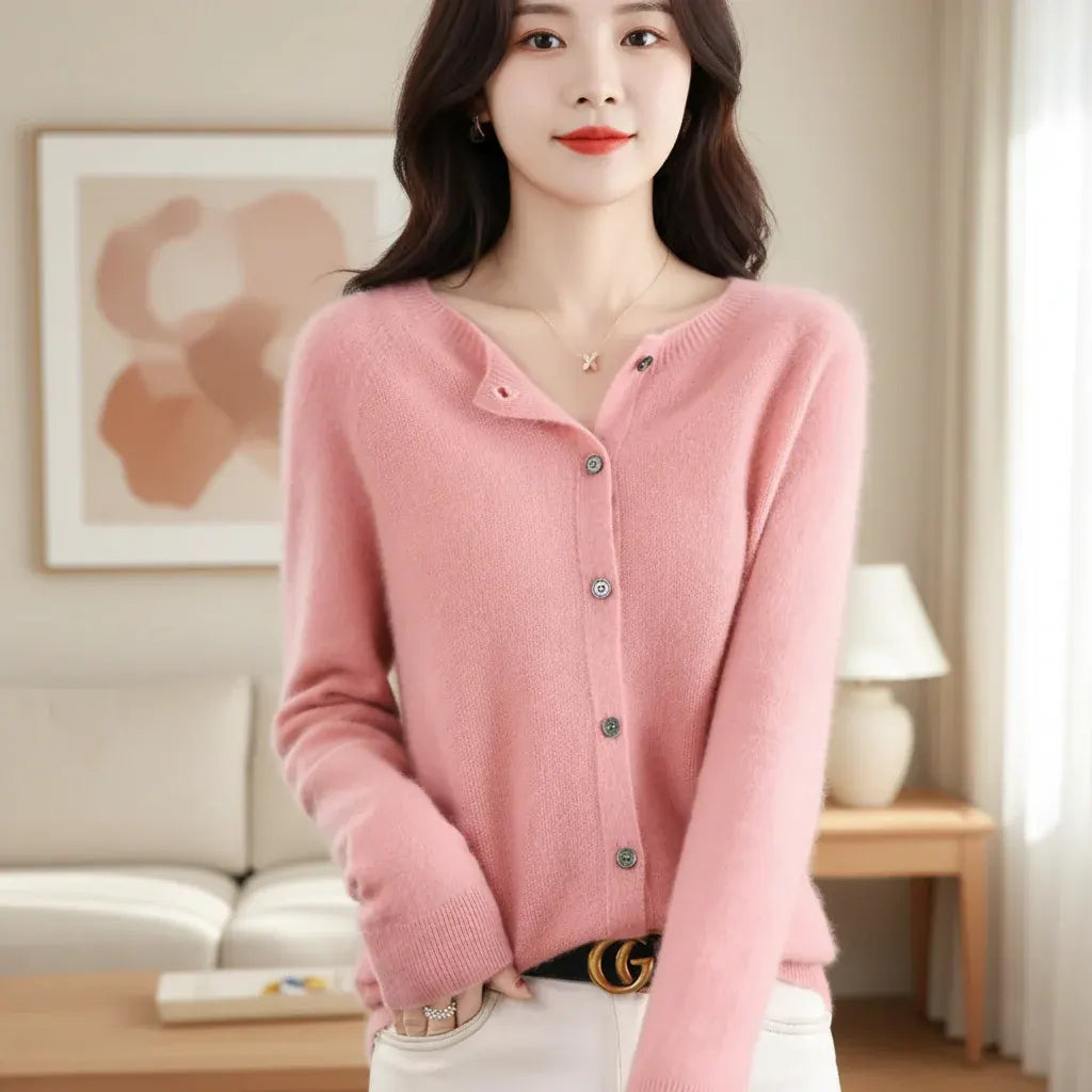 Women's Cozy Knit Cardigan Sweater