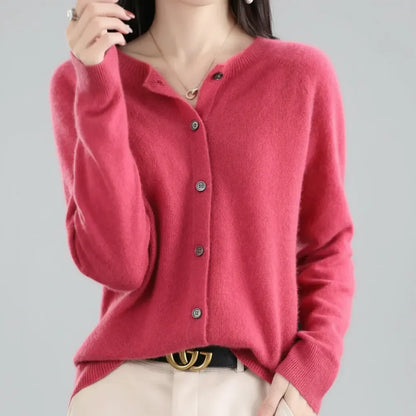 Women's Cozy Knit Cardigan Sweater