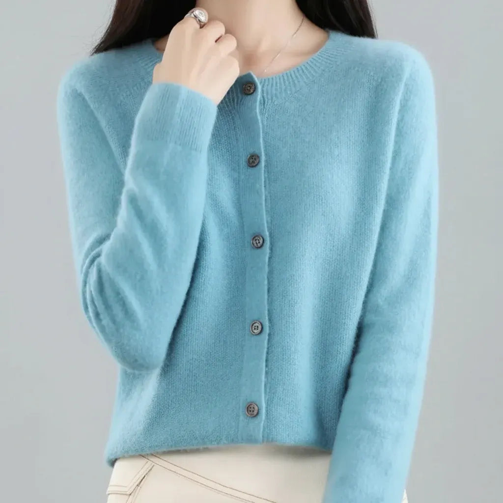 Women's Cozy Knit Cardigan Sweater
