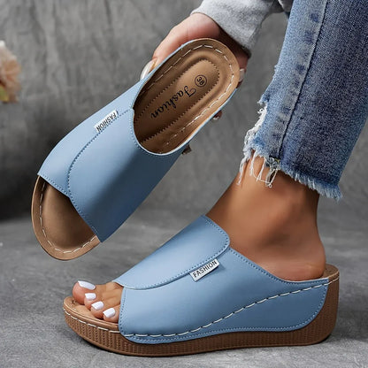 Women's Espadrille Wedge Sandals - Casual Summer Footwear