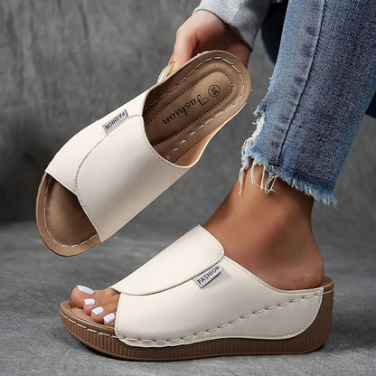 Women's Espadrille Wedge Sandals - Casual Summer Footwear