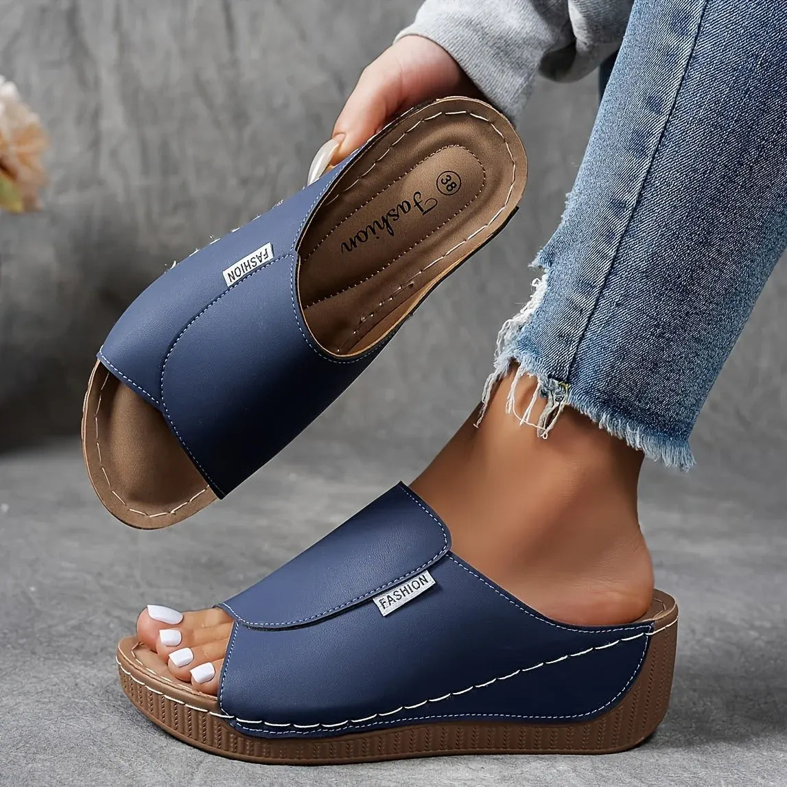 Women's Espadrille Wedge Sandals - Casual Summer Footwear