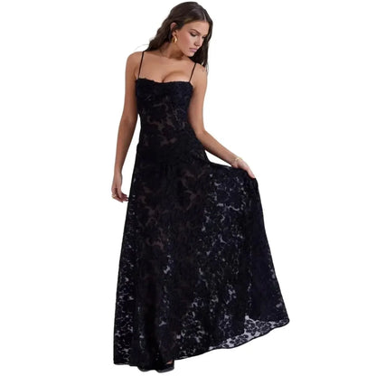Women's Formal Maxi Dress – Elegant Evening Gown for Wedding Guests