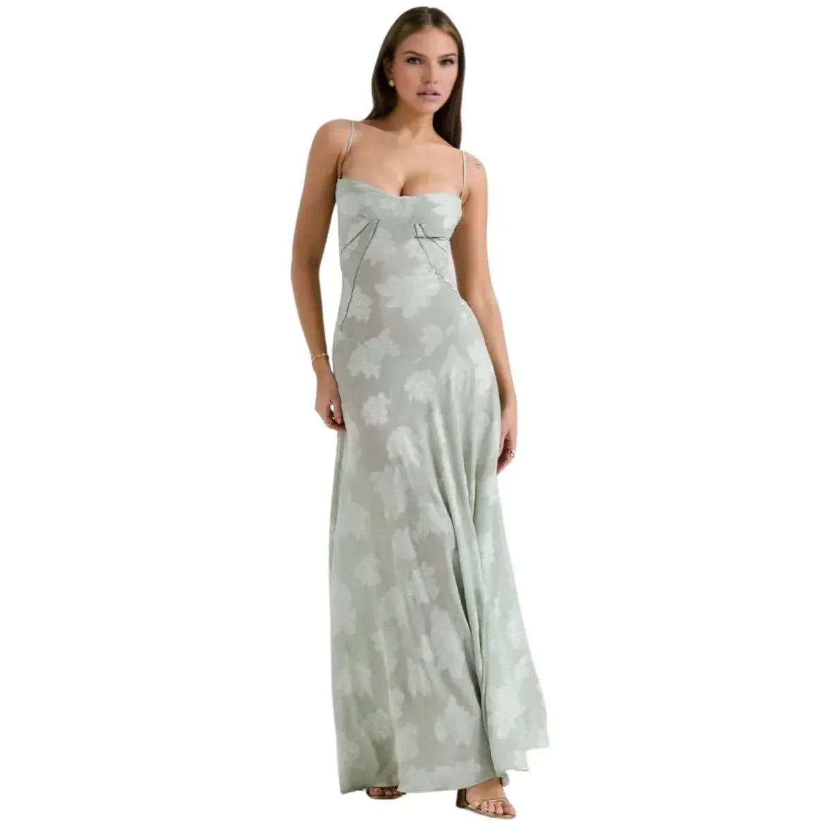 Women's Formal Maxi Dress – Elegant Evening Gown for Wedding Guests