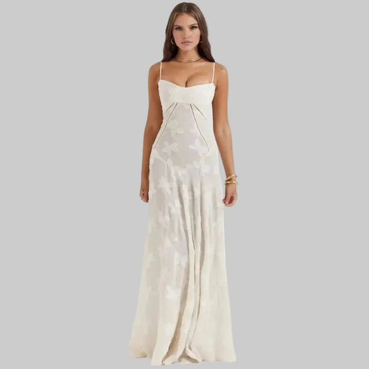 Women's Formal Maxi Dress – Elegant Evening Gown for Wedding Guests