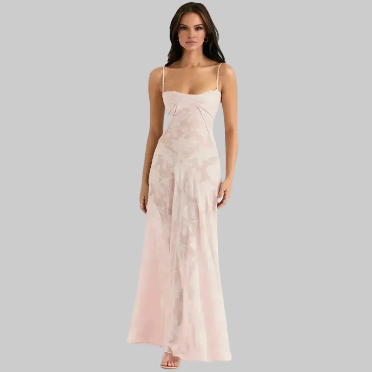 Women's Formal Maxi Dress – Elegant Evening Gown for Wedding Guests