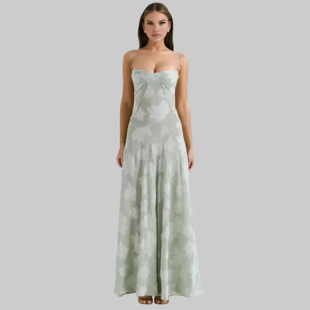 Women's Formal Maxi Dress – Elegant Evening Gown for Wedding Guests