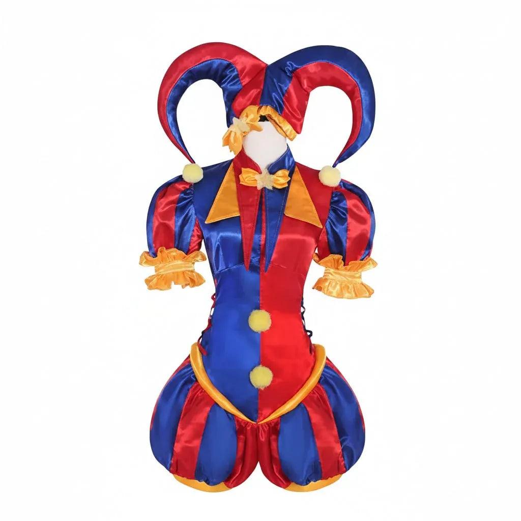 Women's Jester Party Halloween Costume Outfit