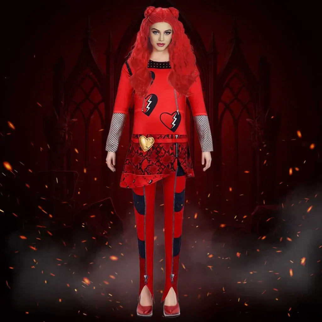 Women's Long Sleeve Cosplay Dress Halloween Costume Outfit