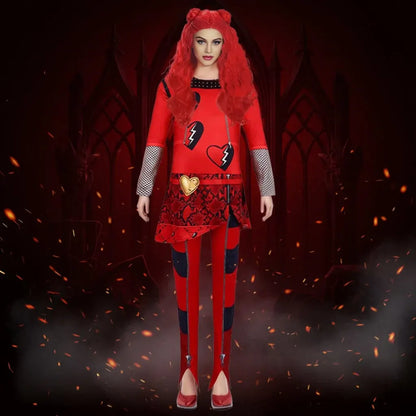 Women's Long Sleeve Cosplay Dress Halloween Costume Outfit