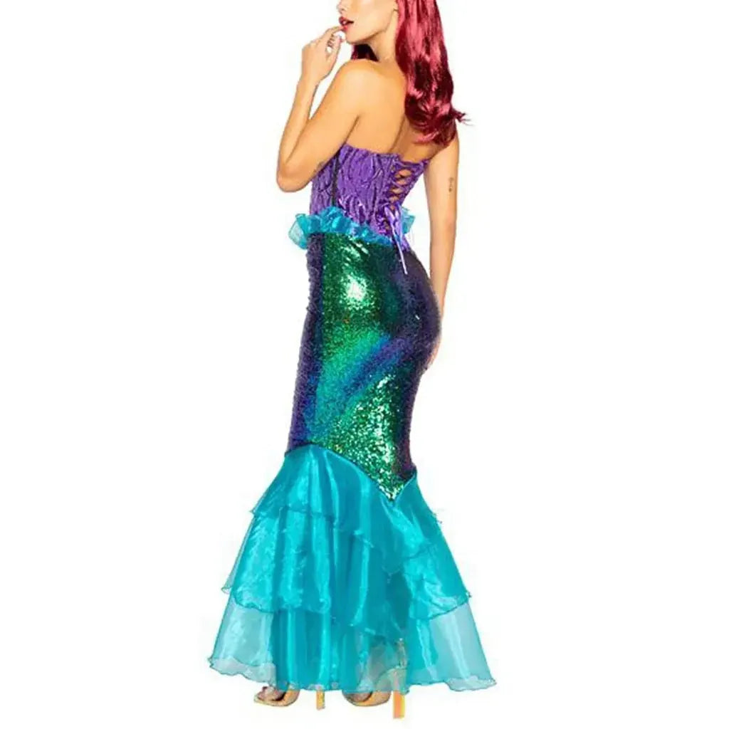Women's Mermaid Costume Dress for Halloween