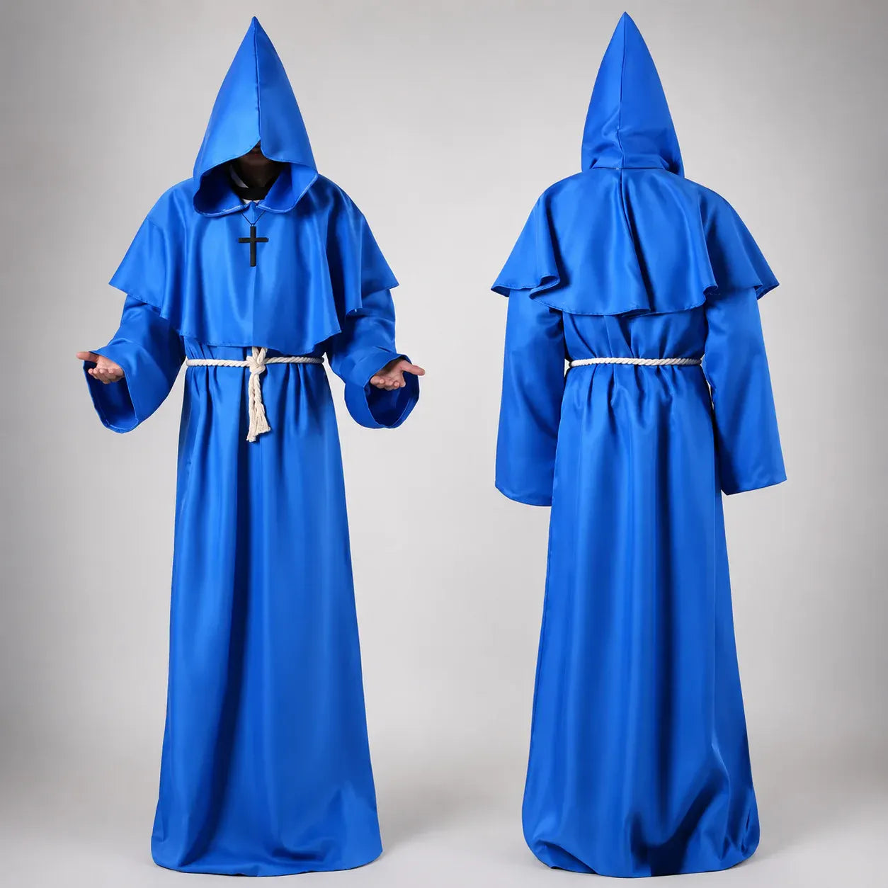 Women's Nun Robe Halloween Costume Dress Up Outfit
