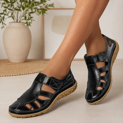 Women's Open-Toe Dress Sandals with Adjustable Ankle Strap