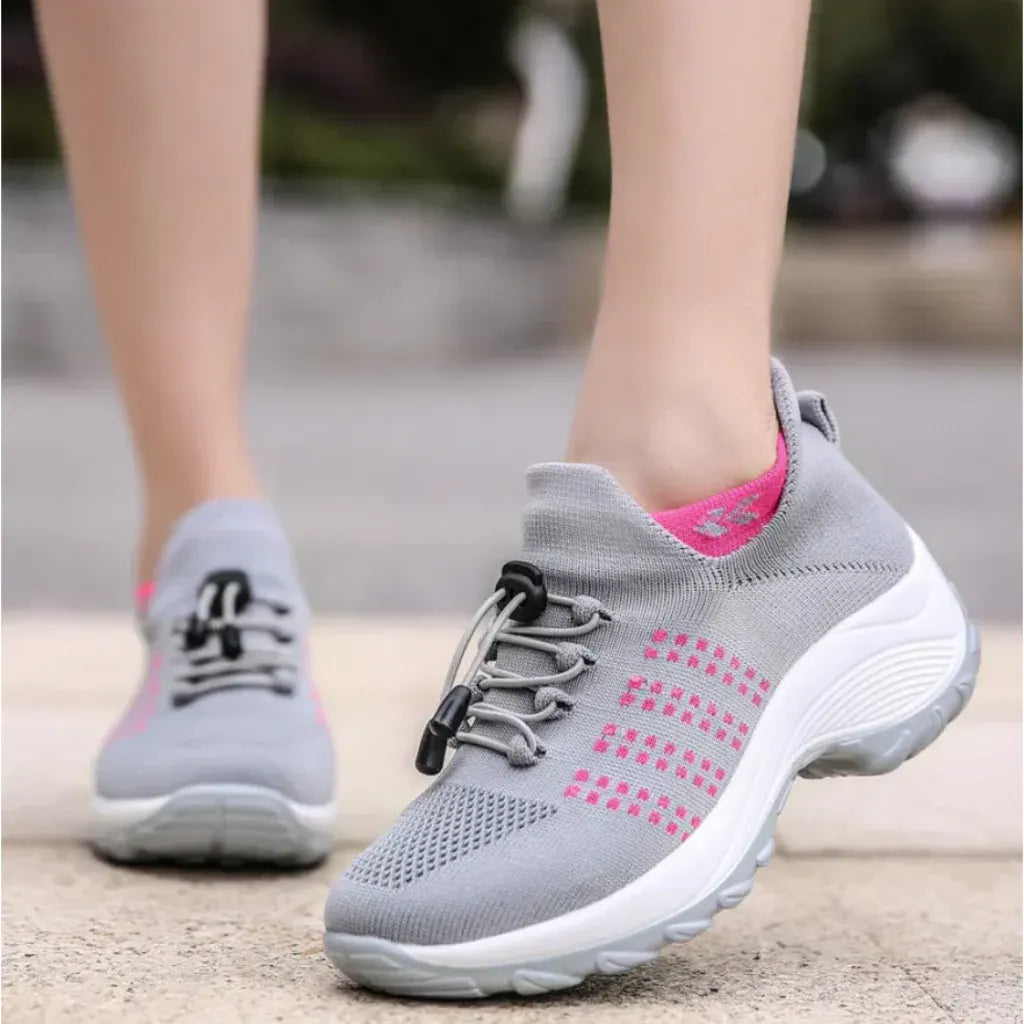 Women's Plantar Fasciitis Support Sneakers - Comfort Athletic Footwear