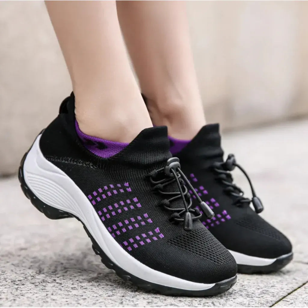 Women's Plantar Fasciitis Support Sneakers - Comfort Athletic Footwear