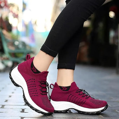 Women's Plantar Fasciitis Support Sneakers - Comfort Athletic Footwear