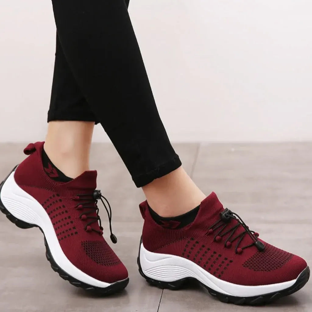 Women's Plantar Fasciitis Support Sneakers - Comfort Athletic Footwear