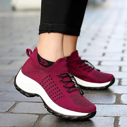Women's Plantar Fasciitis Support Sneakers - Comfort Athletic Footwear