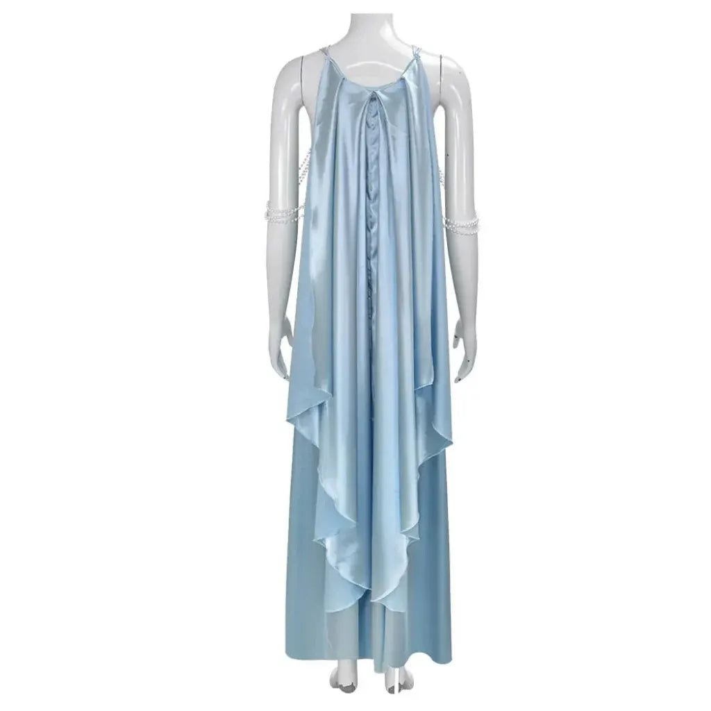 Women's Princess Halloween Costume Dress with Cape