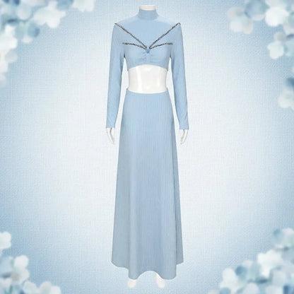 Women's Princess Halloween Costume Dress with Cape