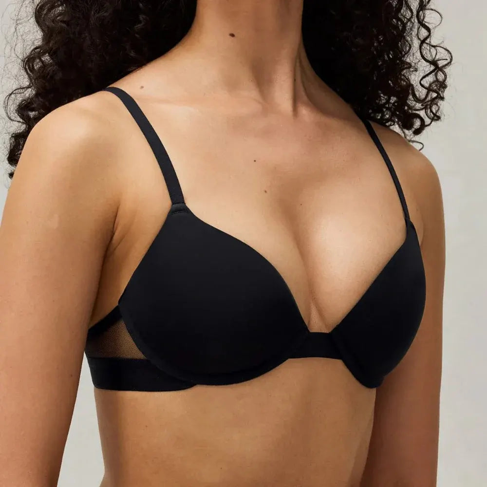 Women's Push-Up Bra with Everyday Lift and Support Design