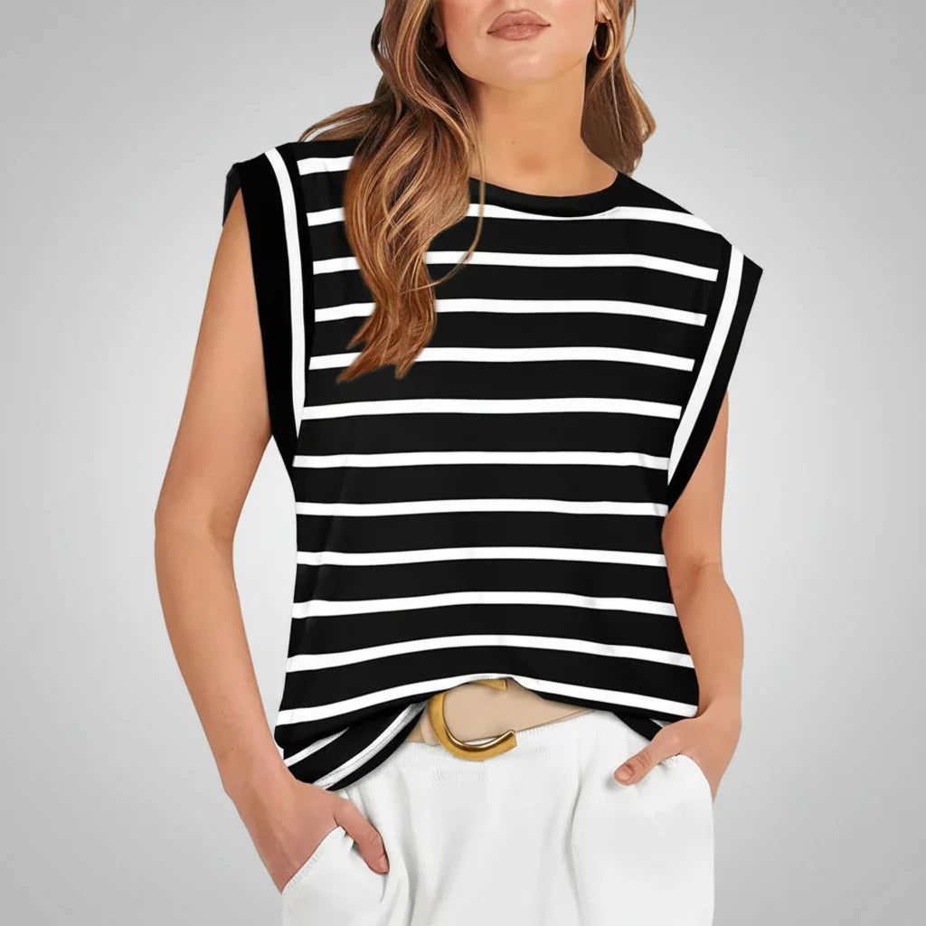 Women's Sleeveless Casual Loose-Fit Summer Tank Top Blouse