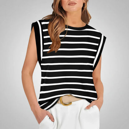 Women's Sleeveless Casual Loose-Fit Summer Tank Top Blouse