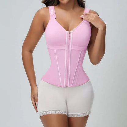 Women's Slimming Corset Waist Trainer Vest with Built-In Bra Shapewear
