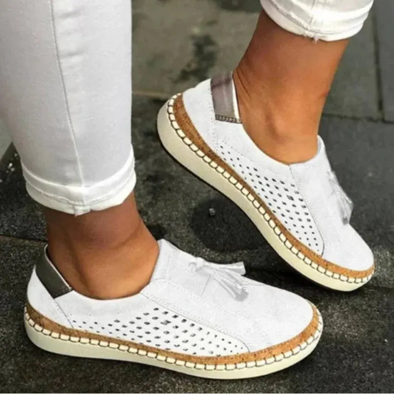 Women's Slip-On Casual Loafers with Arch Support for Walking